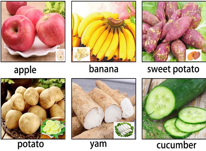 vegetable and fruit 菜果