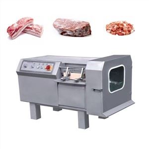 Meat dicing machine