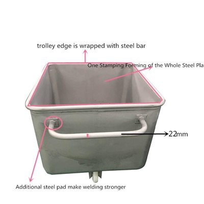 Meat Cart Trolley Stainless Steel